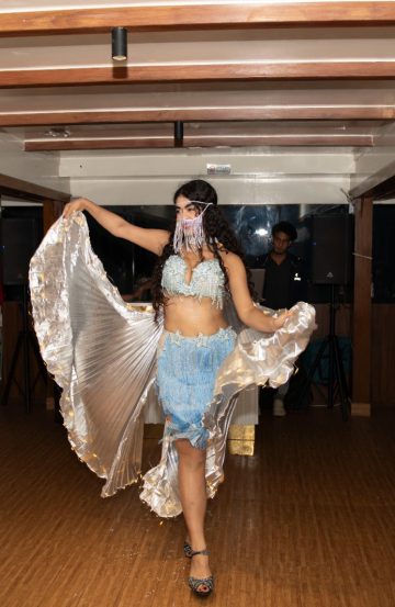 Belly dance at Dubai Yacht Cruise